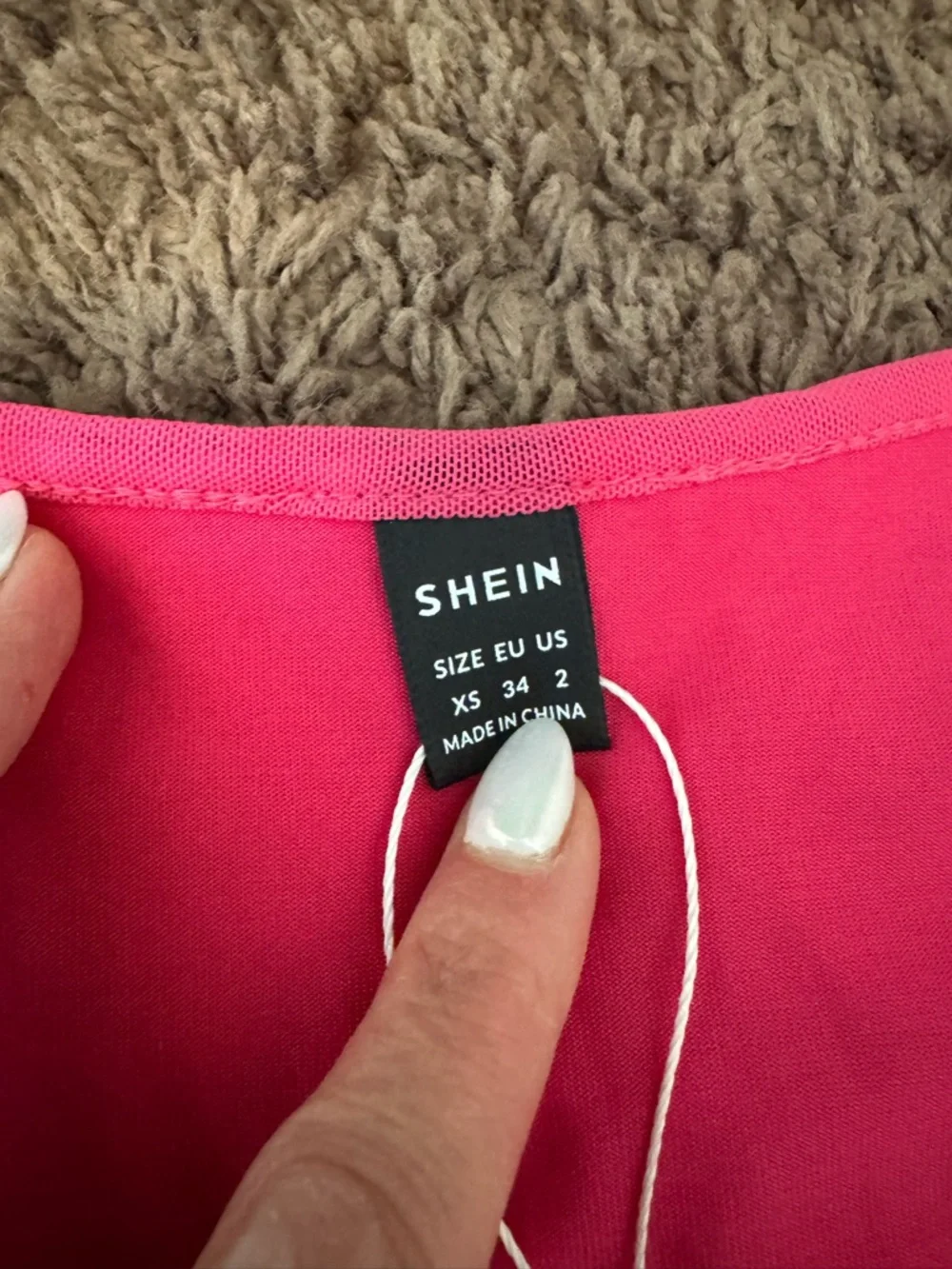 Lot Of 6 SHEIN Crop Tops Blouses Bow Summer Spring Size 2 4 S - Picture 10 of 10